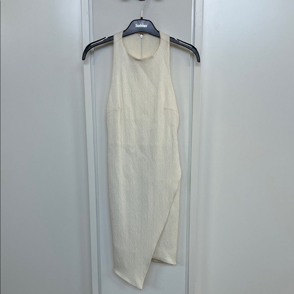 Bec & Bridge Cream Asymmetrical Dress Size 2